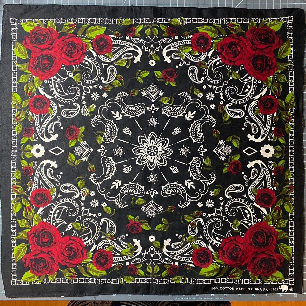 Elephant Brand Biker Bandanas 100% Cotton Since 1898 - 2-Pack